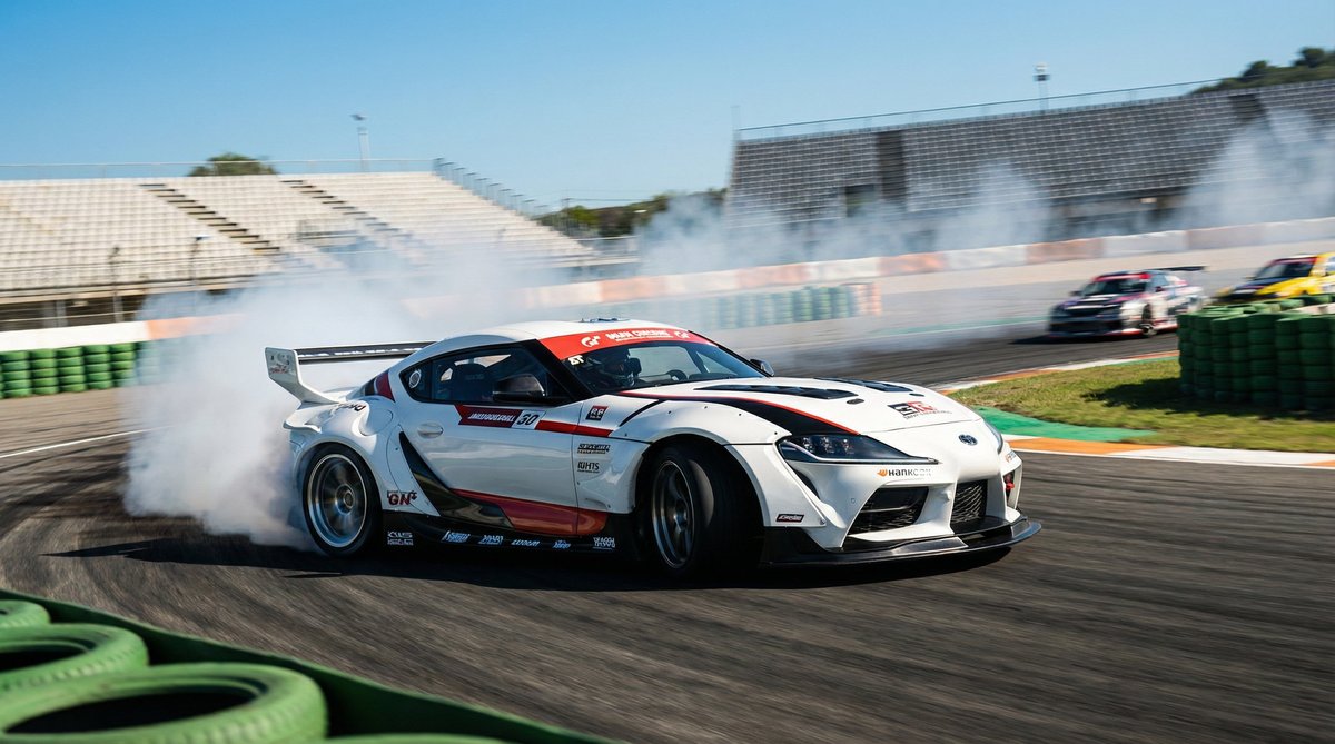 困困兔丰田Supra漂移视频